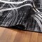 World Rug Gallery Modern Wavy Circles Design 2' x 3' Black 377BLACK2X3 - alternate 4